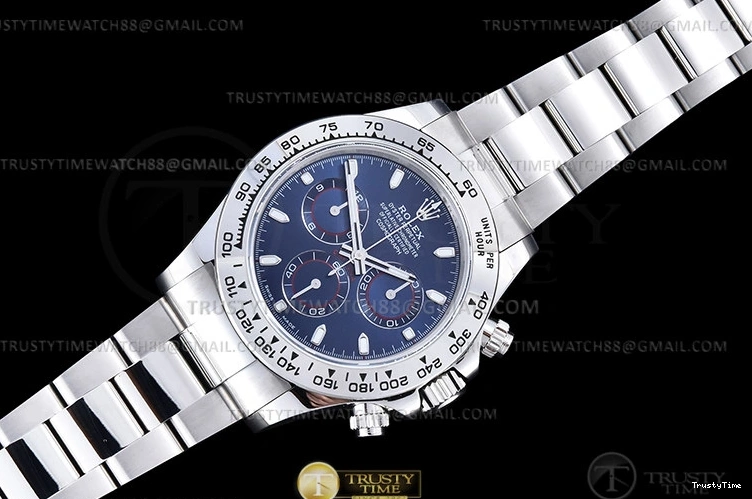 0501 ROLDYT0441A – Daytona 116509 904L WG WG Blue Stk QF V3 SH Timeless 954